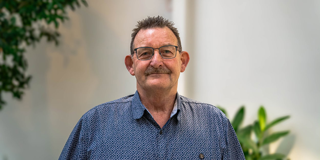 Portrait photo of Wim Ziel at Agrifac.