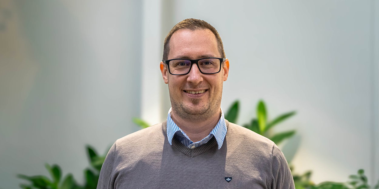 Portrait photo of Gábor Szabo at Agrifac.