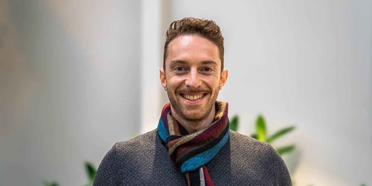 Portrait photo of Charles Voisin at Agrifac.