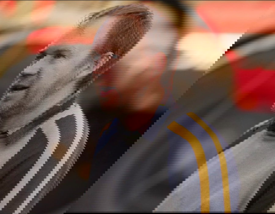 Agrifac customer Tim Rethus standing in front of his sprayer.