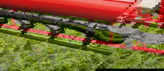 Close up of the HighTechAirPlus nozzles.