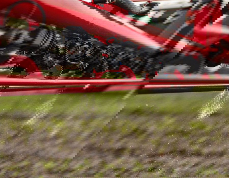 Detailed close up view of the StrictSprayPlus nozzle.